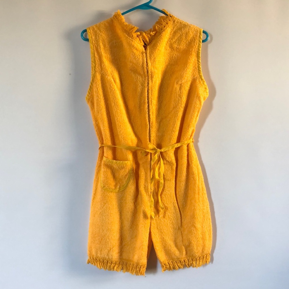 Vibrant Yellow Sleeveless Romper